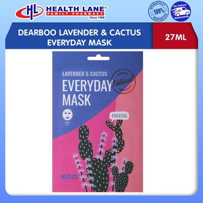 DEARBOO LAVENDER & CACTUS EVERYDAY MASK (27ML)